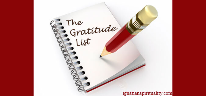 gratitude list