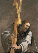 Christus Budapest with cross by Sebastiano del Piombo