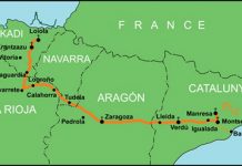 Camino Ignaciano map