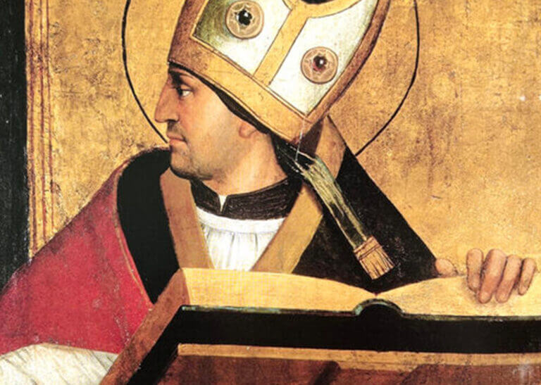 Saint Augustine with Bible - clu/DigitalVision Vectors/Getty Images