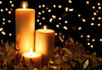 Christmas candles