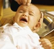 crying baby at Baptism