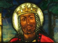 Christ the King in stained glass