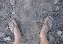 dusty feet