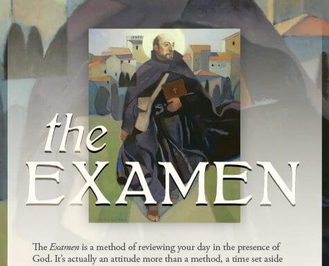 Examen Prayer Card - version from A Simple, Life-Changing Prayer by Jim Manney