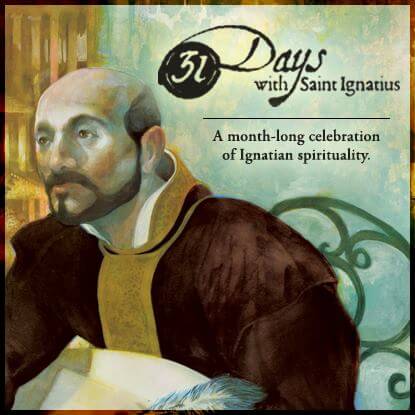 31 Days with Saint Ignatius - social sharing graphic