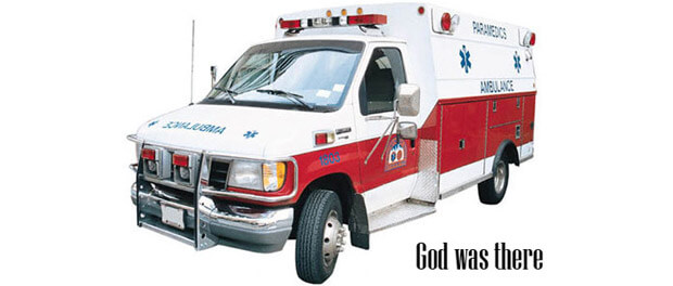 God was there - ambulance