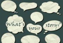 What's your story? - speech bubbles