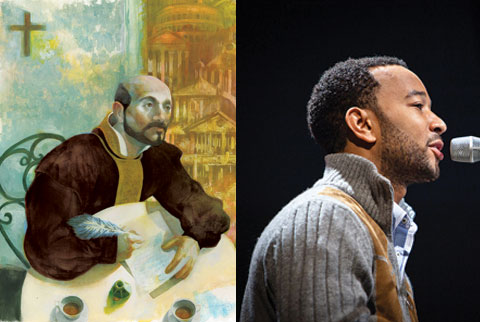 St. Ignatius Loyola and John Legend