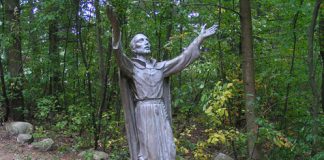 John de Brebeuf statue in Midland, Ontario