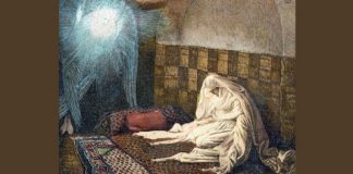 "The Annunciation" by James Tissot