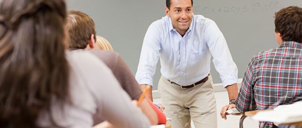 teacher in classroom