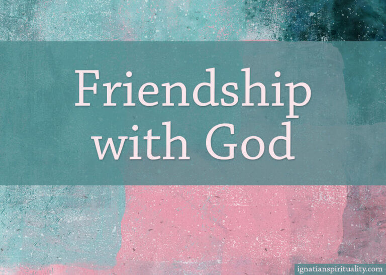 Friendship with God - text over pink and green abstract geometrical background - oxygen/Moment/Getty Images