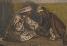 Interview between Jesus and Nicodemus by James Tissot