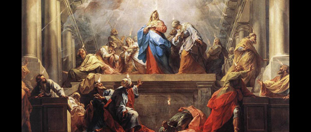 Jean II Restout, “Pentecost,” public domain via Wikimedia Commons