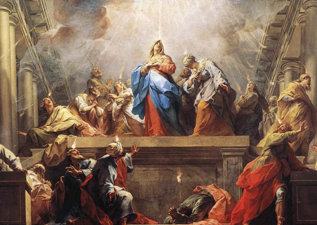 "Pentecost" by Jean Restout - public domain via Wikimedia Commons