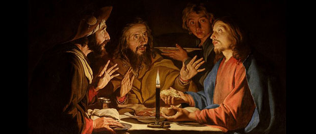 Matthias Stom, "Supper at Emmaus," public domain via Wikimedia Commons