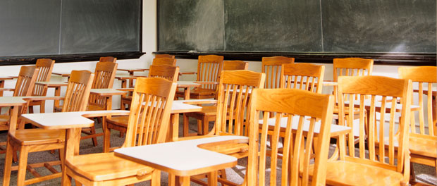 empty classroom