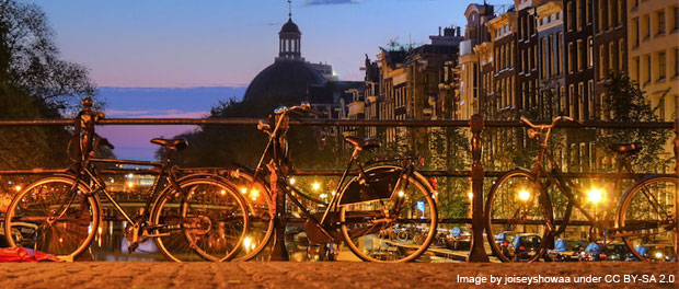 bikes in Amsterdam