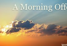 A Morning Offering - sunrise