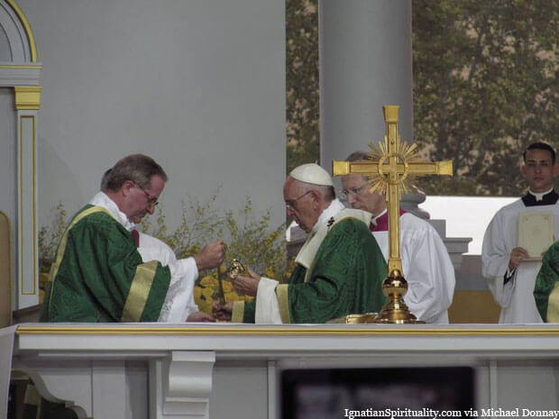 Pope Francis at Mass in Philadelphia
