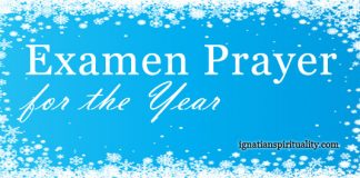 Examen Prayer for the Year