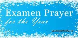 Examen Prayer for the Year