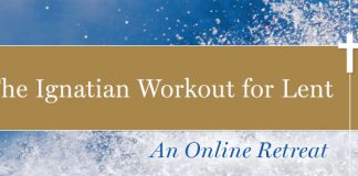 The Ignatian Workout for Lent: An Online Retreat (banner)