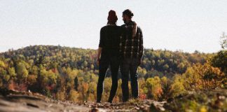 couple looking at view