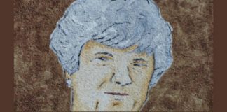 drawing of older woman (close-up)