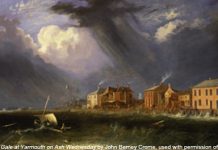Great Gale at Yarmouth on Ash Wednesday by John Berney Crome, used with permission of Norfolk Museums Service (Norwich Castle Museum & Art Gallery)