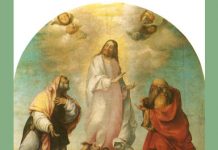 Lorenzo Lotto - "The Transfiguration of Christ" detail