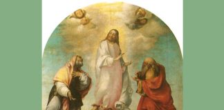 Lorenzo Lotto - "The Transfiguration of Christ" detail