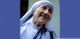 Mother Teresa of Calcutta - image by Manfredo Ferrari under CC BY-SA 4.0, via Wikimedia Commons
