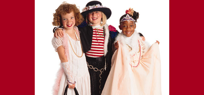 girls in costume
