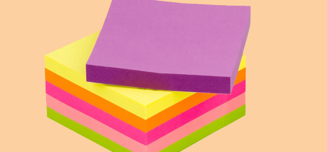 sticky notes