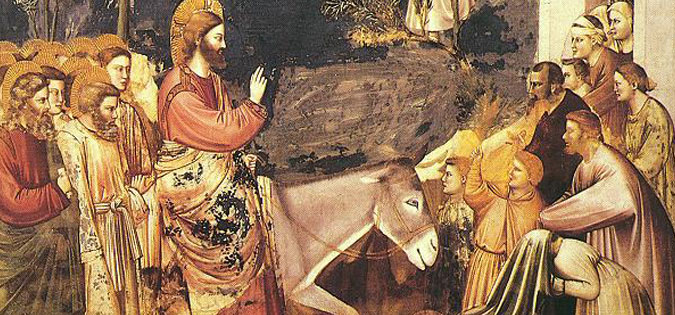 Arts & Faith: Lent - Giotto - "Entry into Jerusalem"