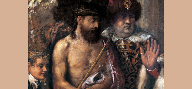 Ecce Homo by Titian - partial view