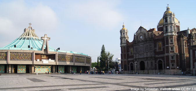 Image of Basilica of Our Lady of Guadalupe by Sebastian Wallroth [CC BY 3.0] - via Wikimedia Commons