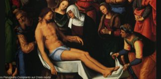 Compianto sul Cristo morto - Lamentation over the Dead Christ by Pietro Perugino