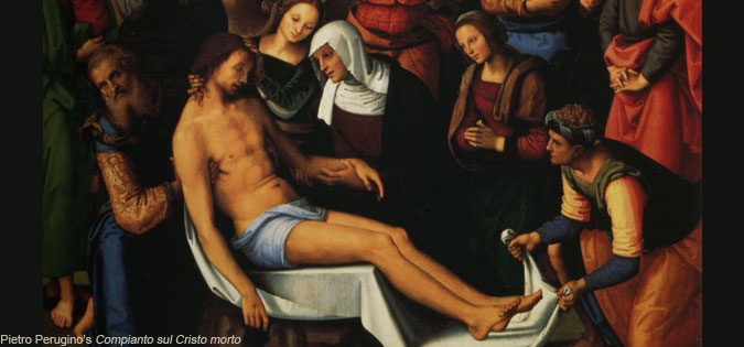 Compianto sul Cristo morto - Lamentation over the Dead Christ by Pietro Perugino