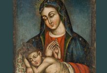 Holy Mother Mary with Child Jesus by unknown Armenian painter - Public domain via Wikimedia Commons