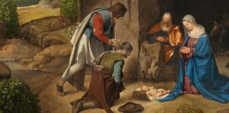 "The Adoration of the Shepherds" by Giorgione - Public domain via Wikimedia Commons