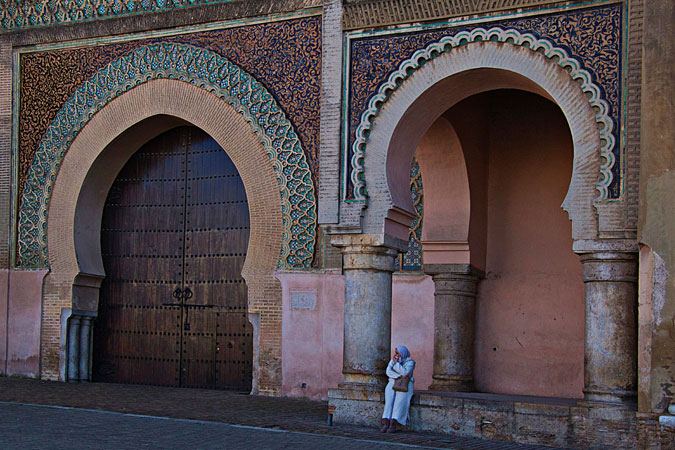 Morocco - city gate Meknes - photo provided by Vinita Wright