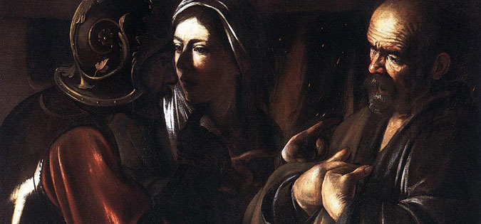 The Denial of Saint Peter by Caravaggio