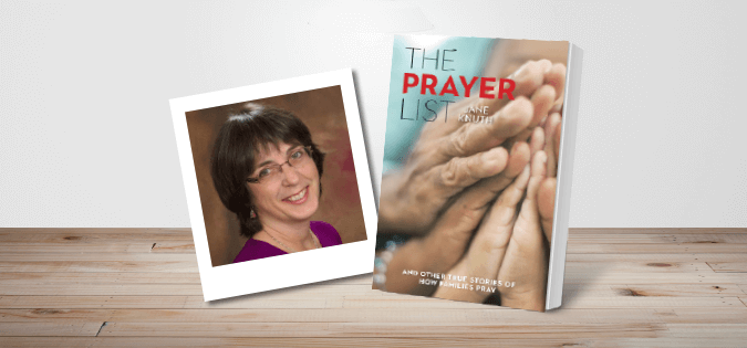 The Prayer List by Jane Knuth - book cover and author photo