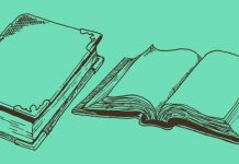 story - open book