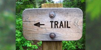 trail sign