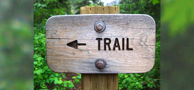 trail sign