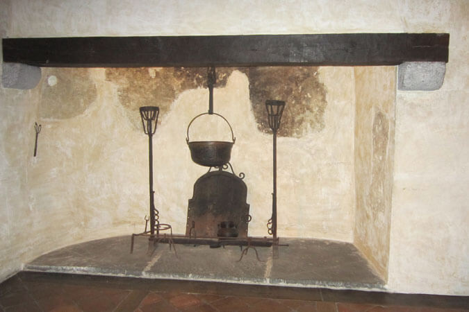 family hearth in St. Ignatius Loyola's birthplace